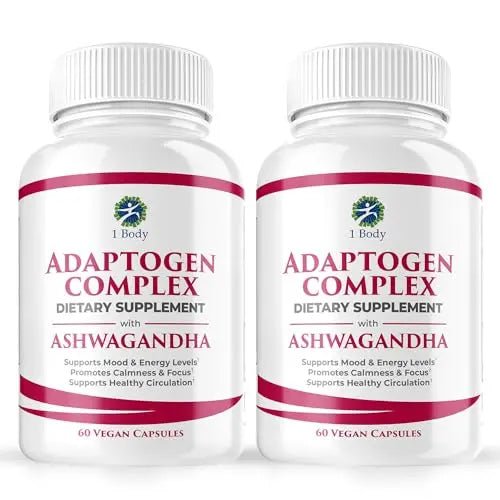 1 Body Adaptogen Complex Supplement with Ashwagandha - TrustMedUSA