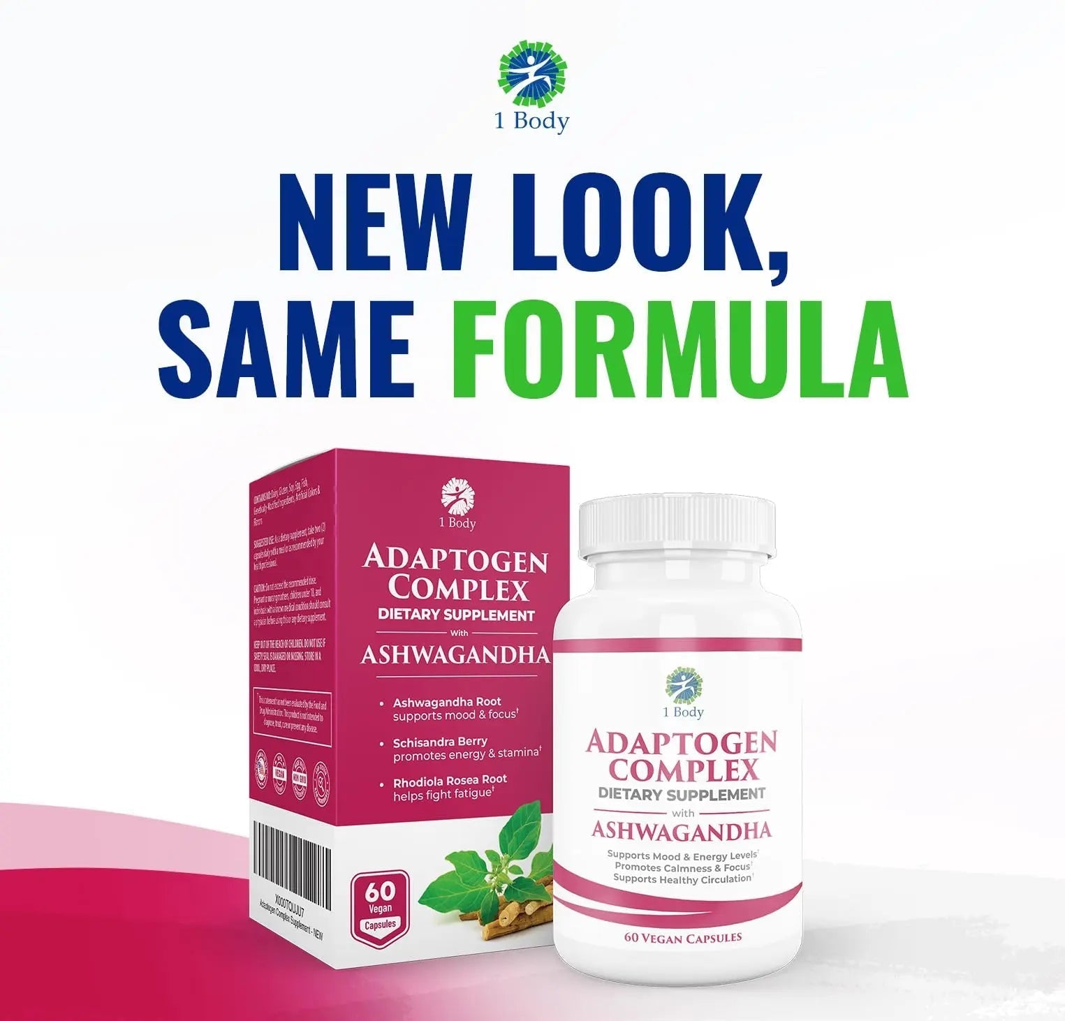 1 Body Adaptogen Complex with Ashwagandha - TrustMedUSA