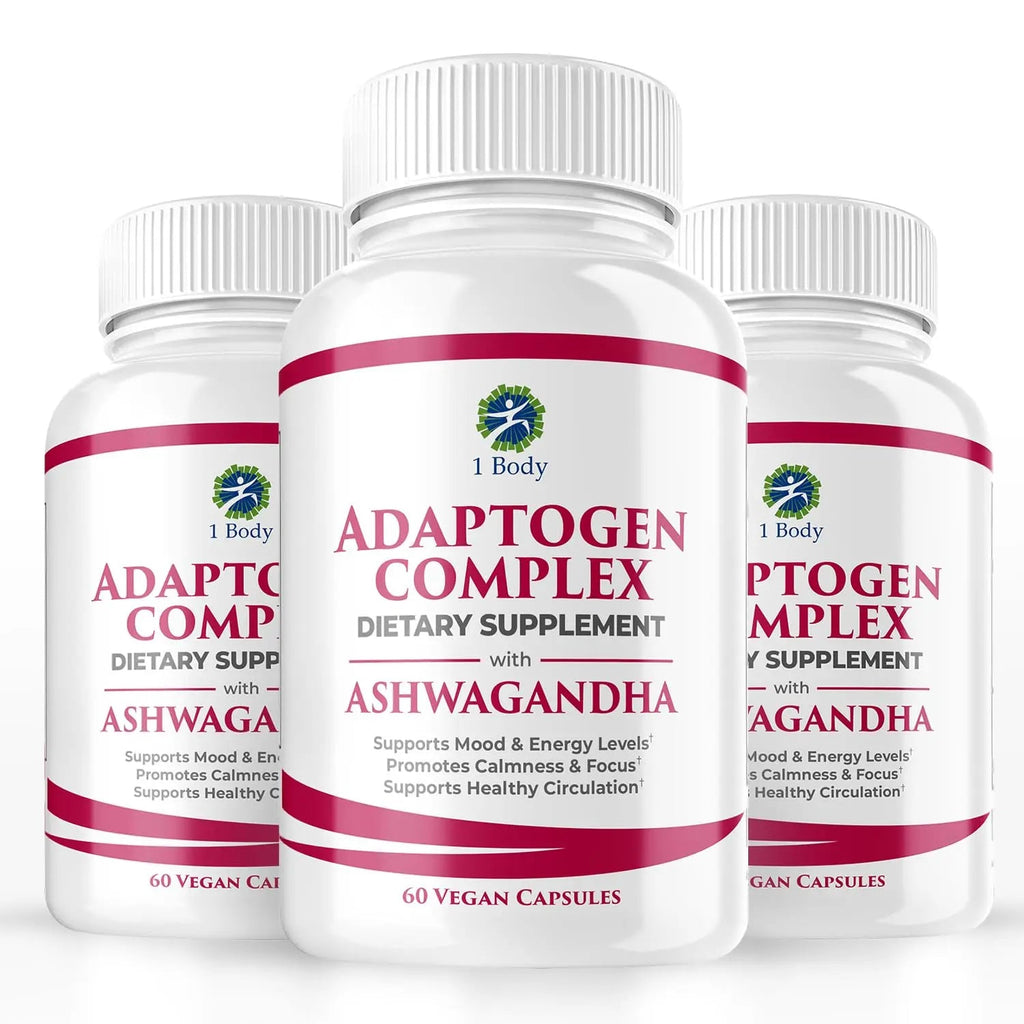 1 Body Adaptogen Complex with Ashwagandha - TrustMedUSA