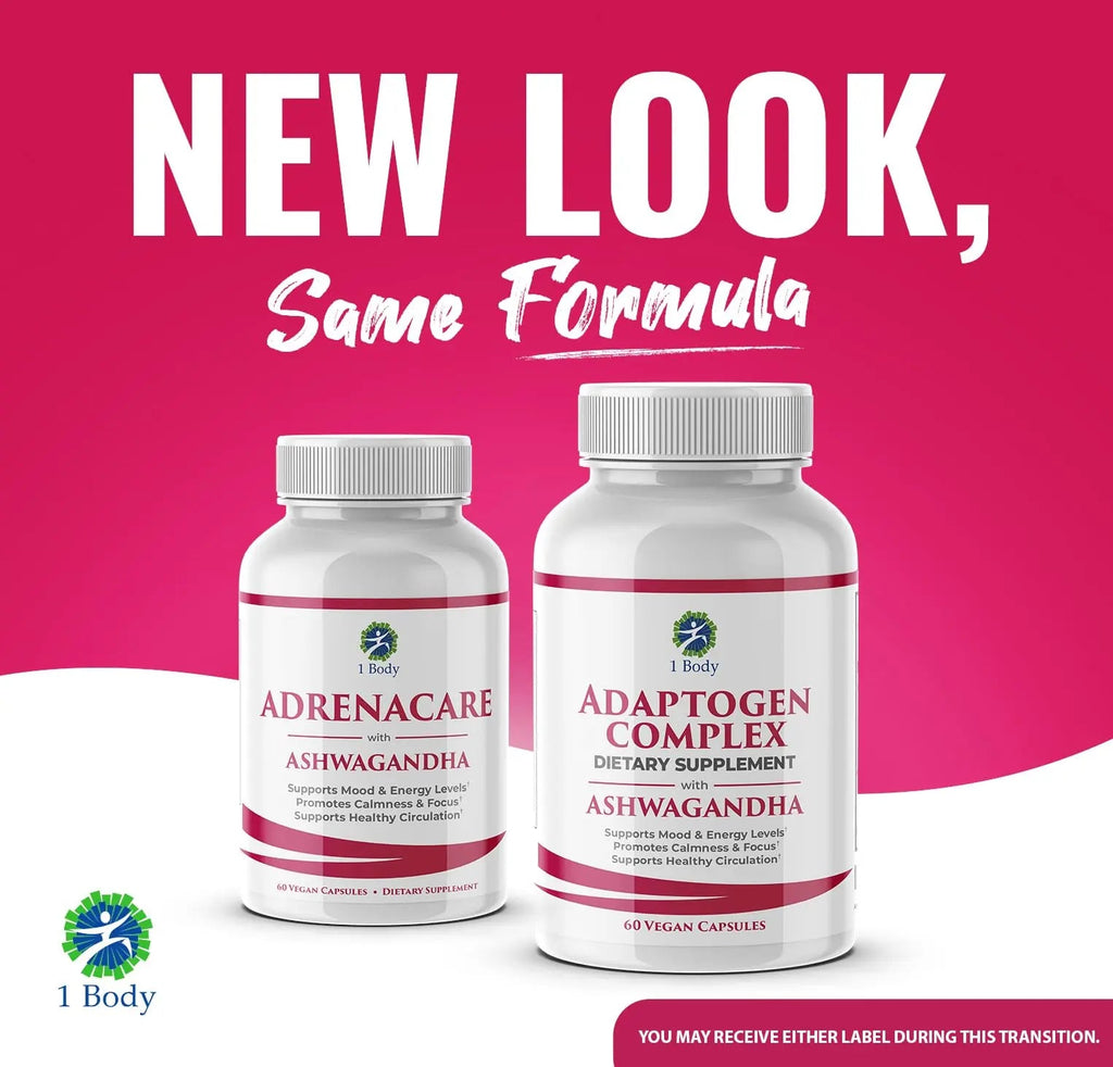 1 Body Adaptogen Complex with Ashwagandha - TrustMedUSA