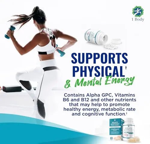 1 Body Brain Supplements for Memory and Focus - Support Healthy Brain - TrustMedUSA