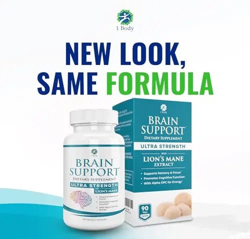 1 Body Brain Supplements for Memory and Focus - Support Healthy Brain - TrustMedUSA