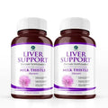 1 Body Liver Support: Twin Pack - 60 Capsules Each - Milk Thistle - TrustMedUSA