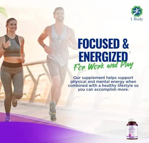 1 Body Liver Support: Twin Pack - 60 Capsules Each - Milk Thistle - TrustMedUSA