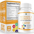 1 Body Vitamin B Complex – 5-MTHF Folate with B1, B2, B5, B6 - TrustMedUSA