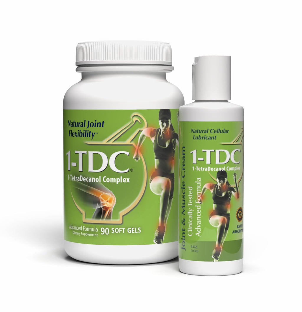 1-TDC Joint & Muscle Health 90 Gels and Joint & Muscle Relief Cream 4 oz Bundle - TrustMedUSA