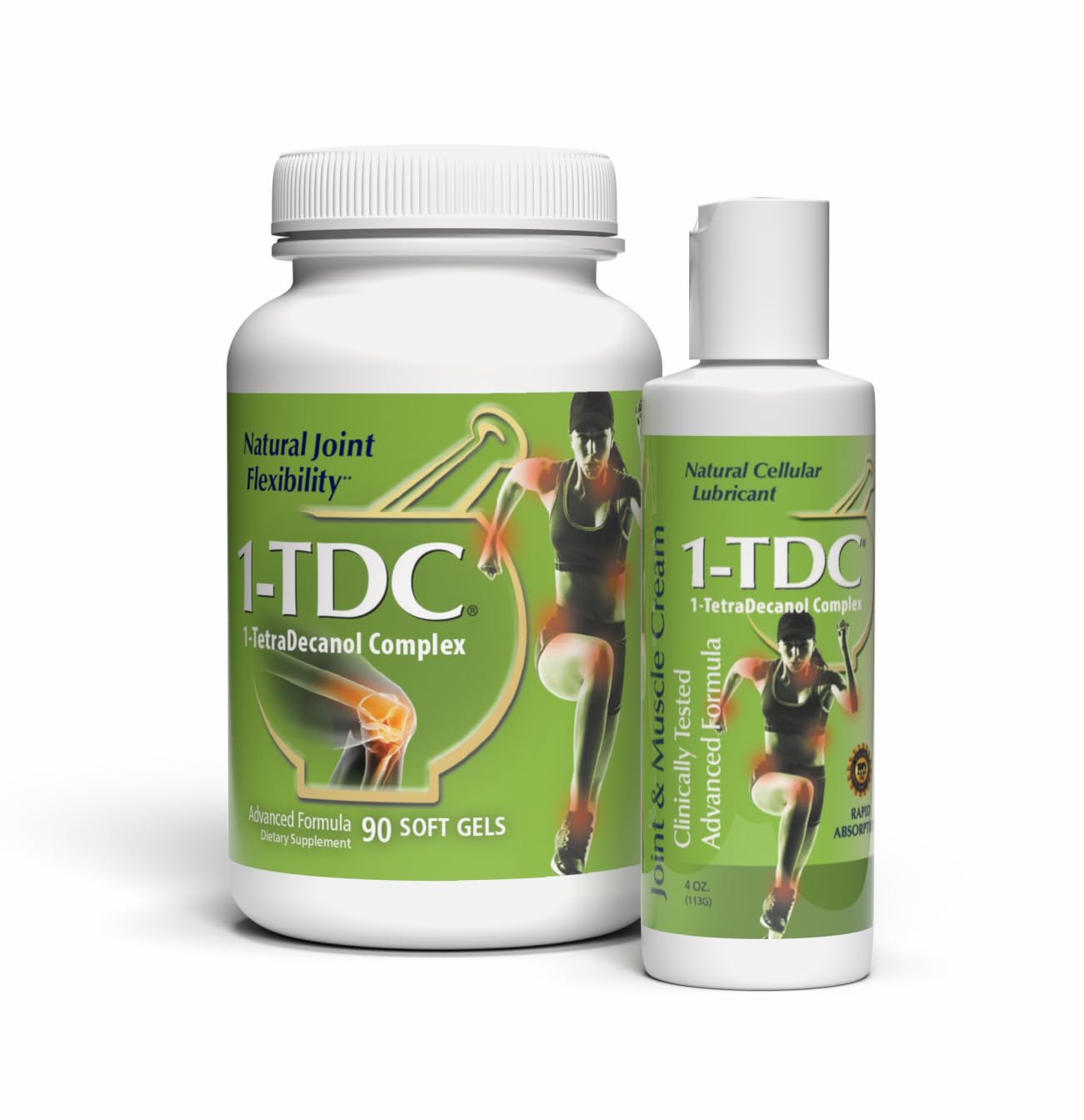 1-TDC Joint & Muscle Health 90 Gels and Joint & Muscle Relief Cream 4 oz Bundle - TrustMedUSA