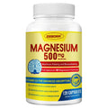 10-in-1 Magnesium Complex Supplement, Magnesium Glycinate 500mg with Citrate & Malate, Chelated High Absorption Plus Vitamin D3 & Zinc - for Nerve, Muscle & Bone Support - 120 Capsules - TrustMedUSA