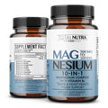 10-in-1 Magnesium Supplement 500 mg | High Absorption Magnesium Complex with Mag Glycinate, Citrate, Vitamin B6 Magnesium for Sleep, Muscle, Bone & Heart Health, Vegan & Gluten-Free, 45 Day Supply - TrustMedUSA