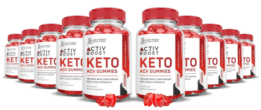 (10 Pack) Activboost Keto ACV Gummies Advanced Formula 1000MG Active Boost Keto - TrustMedUSA