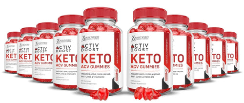 (10 Pack) Activboost Keto ACV Gummies Advanced Formula 1000MG Active Boost Keto - TrustMedUSA
