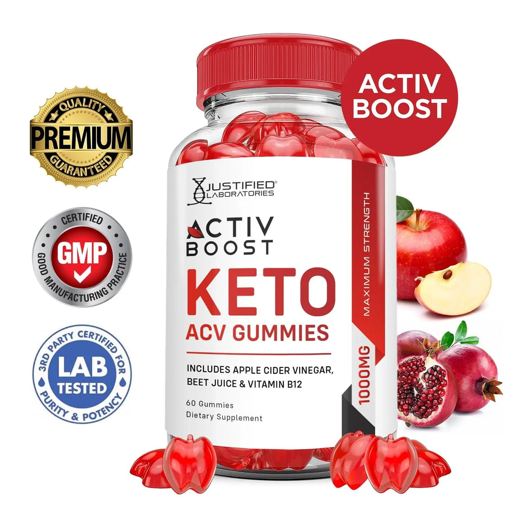 (10 Pack) Activboost Keto ACV Gummies Advanced Formula 1000MG Active Boost Keto - TrustMedUSA