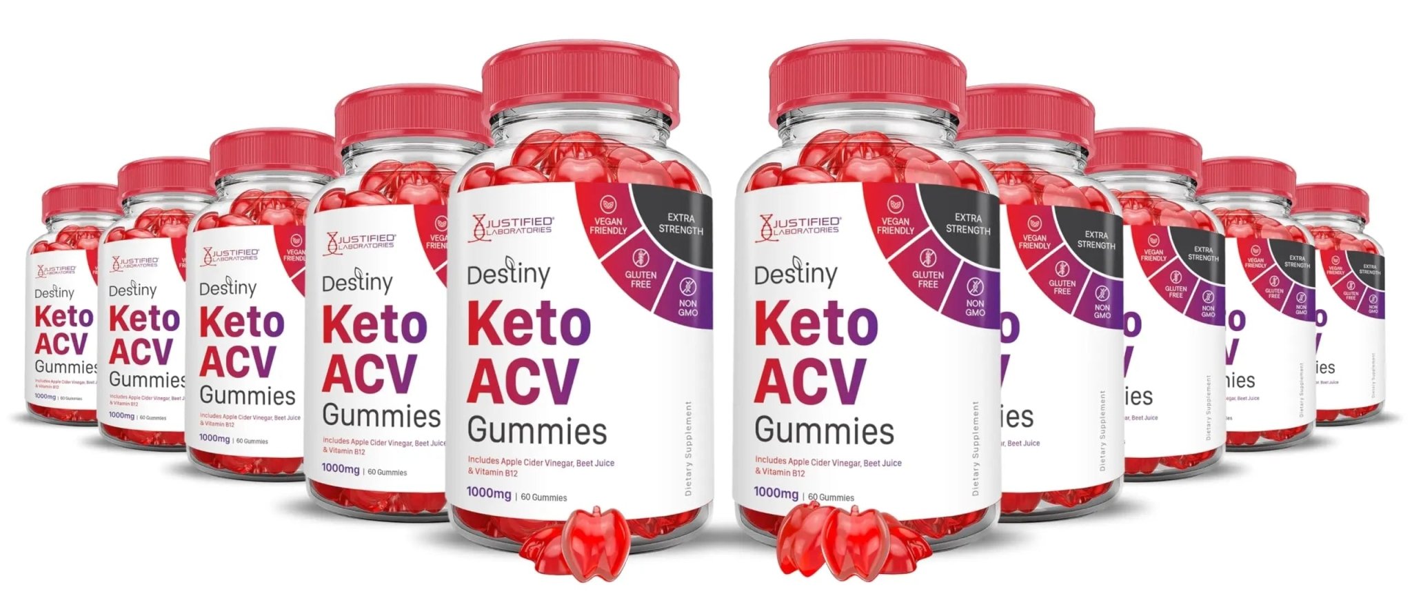 (10 Pack) Destiny Keto ACV Gummies Advanced Formula 1000MG Destiny Keto Gummies - TrustMedUSA
