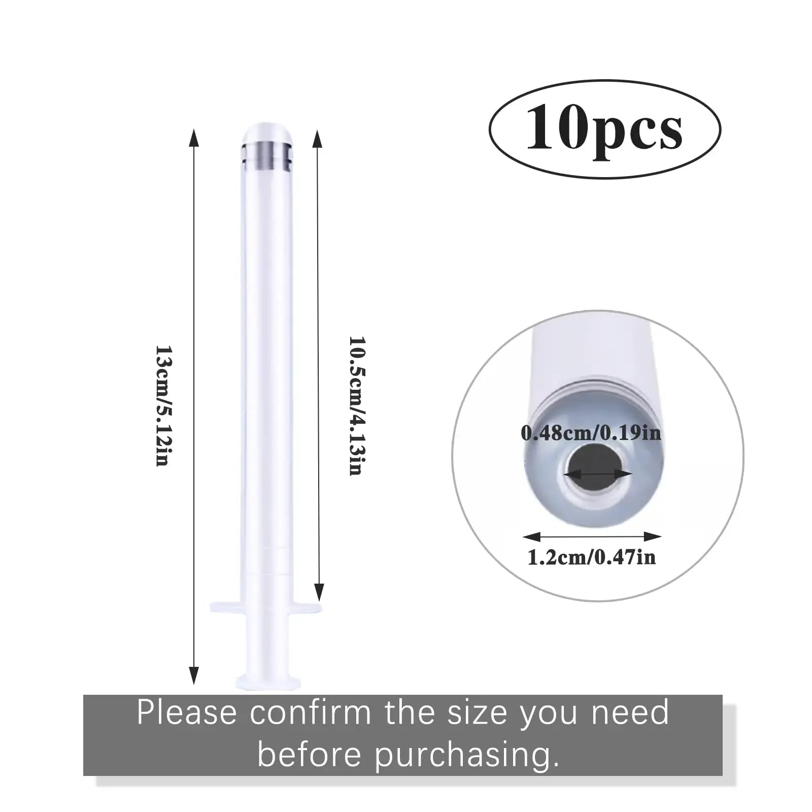 10 Pack Disposable Vaginal Suppository Applicators for Women Fits Most Boric Acid Suppositories Tablets Pills and Suppositories - TrustMedUSA