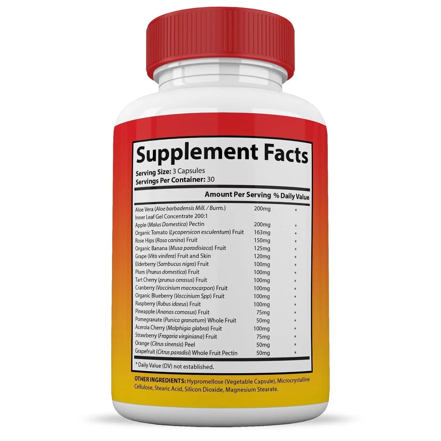 (10 Pack) Vital Fruits and Veggies Supplement Whole Food Red & Green Superfoods Non GMO Vegan Friendly 900 Veggie Capsules 10 Bottles - TrustMedUSA