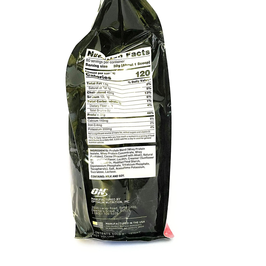 100% Whey Gold Standard, Extreme Milk Chocolate, 5 lb - TrustMedUSA