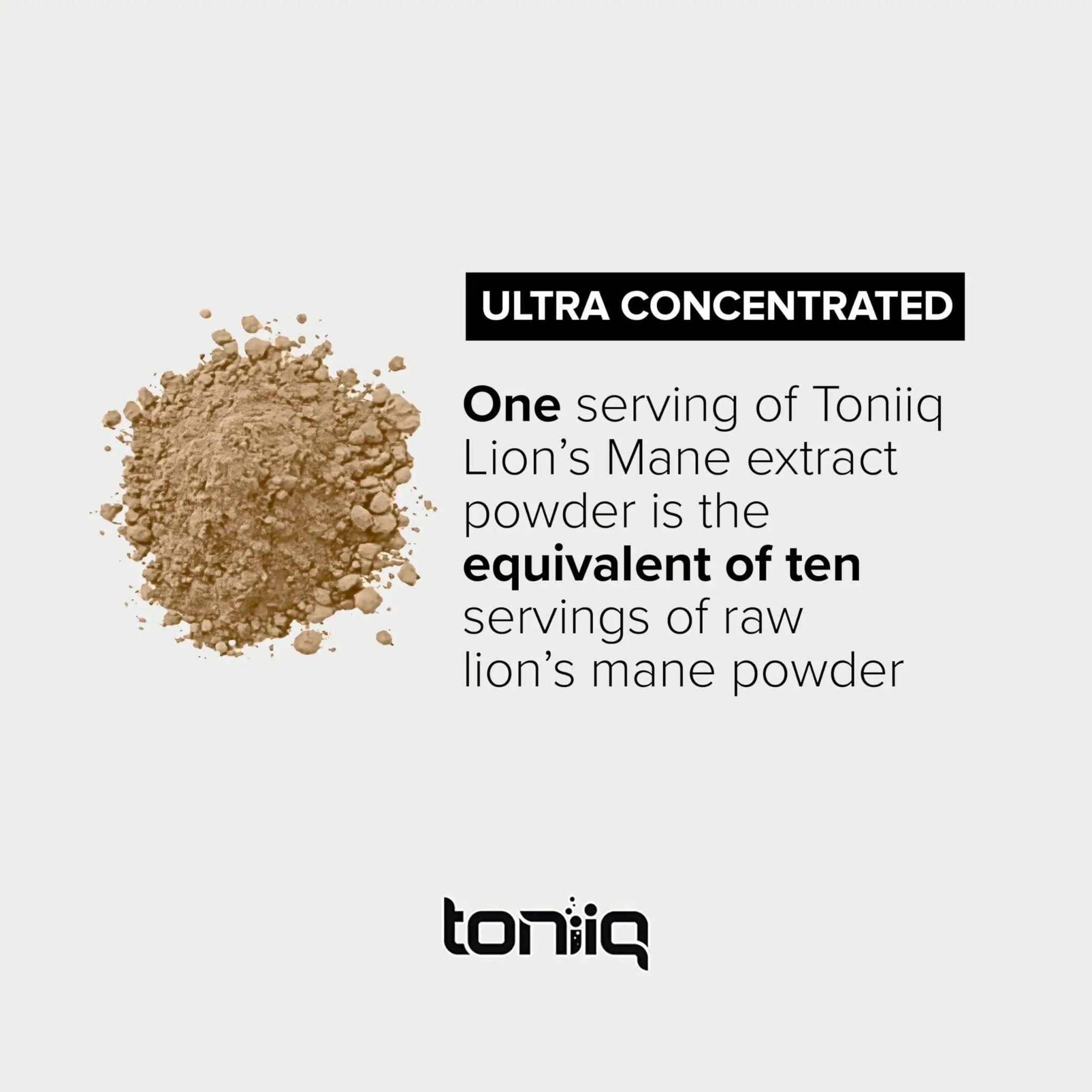 10,000mg 10x Concentrated Ultra High Strength Organic Lions Mane Powder - TrustMedUSA
