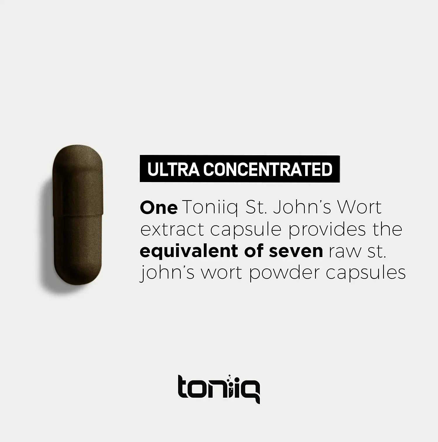 1,000mg Ultra High Strength St. John's Wort Capsules (Non-GMO) - 7X Concentrated - TrustMedUSA