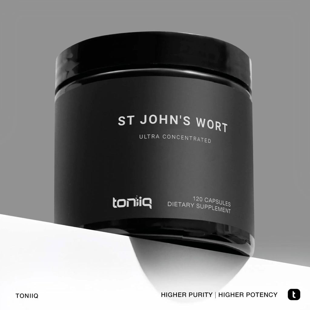 1,000mg Ultra High Strength St. John's Wort Capsules (Non-GMO) - 7X Concentrated - TrustMedUSA