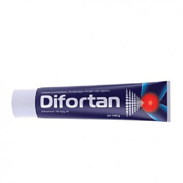 100g Difortan gel for the treatment of muscle pain 100mg/g - TrustMedUSA