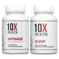 10X Health Optimize (Daily) & Sleep (PM) Bundle - Methylated Multivitamin Capsules + Magnesium, L Theanine & Melatonin - TrustMedUSA