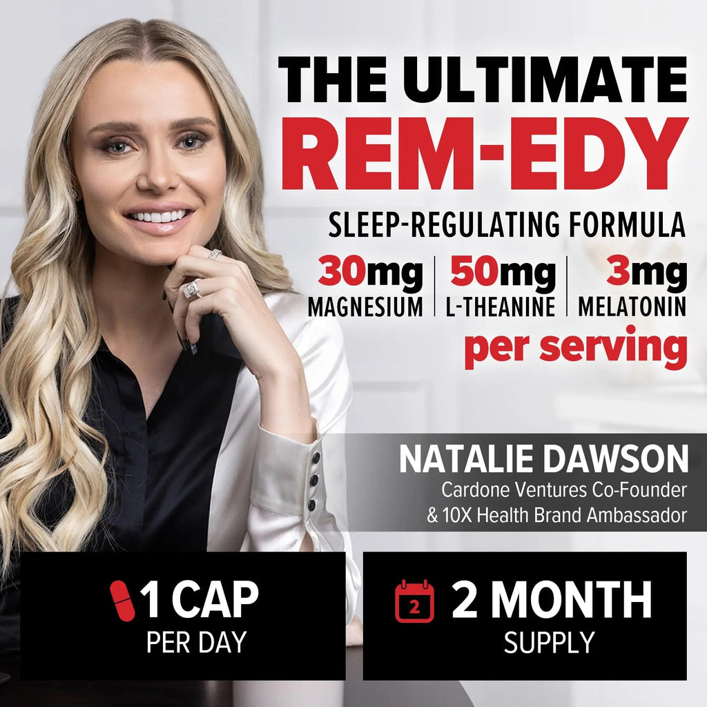 10X Health Optimize (Daily) & Sleep (PM) Bundle - Methylated Multivitamin Capsules + Magnesium, L Theanine & Melatonin - TrustMedUSA