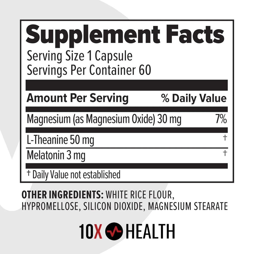 10X Health Optimize (Daily) & Sleep (PM) Bundle - Methylated Multivitamin Capsules + Magnesium, L Theanine & Melatonin - TrustMedUSA