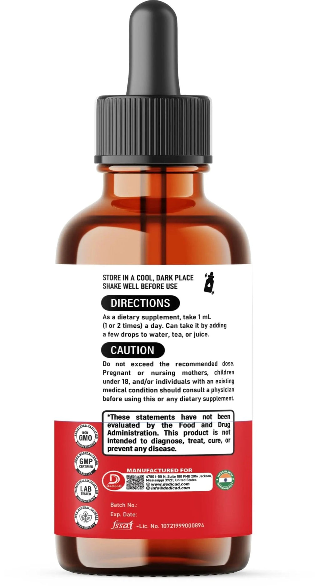 11in1 Liquid Turmeric Supplement – with Ginger, Garlic, Ceylon Cinnamon, Berberine, Ginseng, Apple Cider Vinegar – 1 Fl Oz – 30 Servings - TrustMedUSA