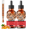 11in1 Turmeric Supplement for Health Heart & Wellness Support – with Ginger, Garlic, Ceylon Cinnamon, Berberine, Ginseng, Apple Cider Vinegar – 30ml Liquid Drops – 60 Servings - TrustMedUSA