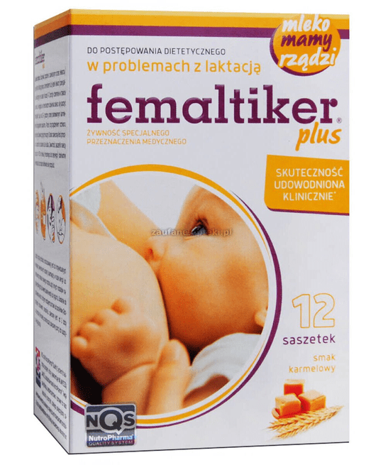 12 SACHETS FEMALTIKER PLUS FOR LACTATION SUPPORT – CARAMEL - Maple Wellness Supplements