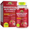120 Count Magnesium Glycinate Gummies with L-Threonate（600mg Per Serving）,High Absorption Sugar Free Magnesium Potassium Supplement for Relaxation, Stress Relief, and Sleep Support for Adults & Kids - TrustMedUSA