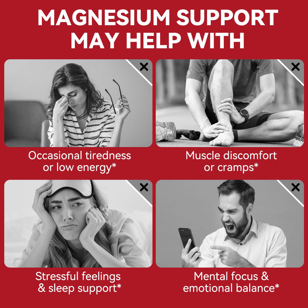 120 Count Magnesium Glycinate Gummies with L-Threonate（600mg Per Serving）,High Absorption Sugar Free Magnesium Potassium Supplement for Relaxation, Stress Relief, and Sleep Support for Adults & Kids - TrustMedUSA