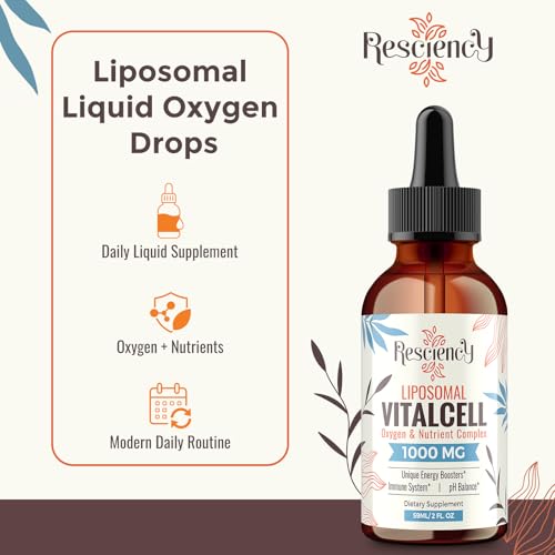 13-in-1 Liquid Oxygen Boost & Nutrient Supplement, Liposomal Optimized-Delivery Blend with Trace Minerals, Amino Acids, CoQ10, B Vitamins & Fulvic Acid, Daily Wellness Liquid Oxygen Drops, 2 fl oz - TrustMedUSA