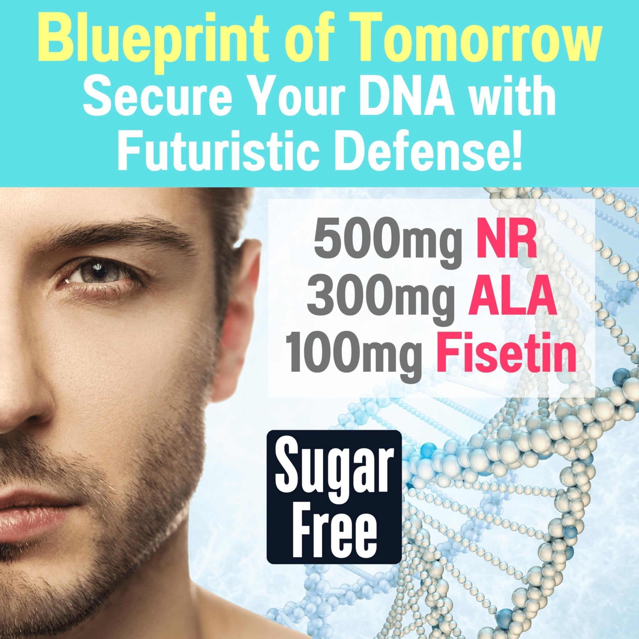 1500mg NAD+ Sugar Free Gummies | NAD + Plus NR TMG ALA Trans-Resveratrol Fisetin Supplements | Nicotinamide Riboside Trimethylglycine Alpha Lipoic Acid Betaine Pills Capsules Tincture Supplement Alt - TrustMedUSA