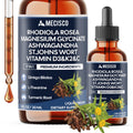 17in1 Rhodiola Rosea Liquid Drops with blend Ashwagandha Magnesium, L-Theanine. Ultra Strength Rhodiola Cortisol Supplement, Rhodiola Root for Support Relaxation, Mood, Energy - 1 FL Oz - 60 Day - TrustMedUSA
