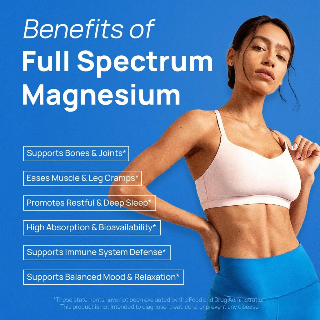 18 in 1 Magnesium Complex for Women and Men | Liposomal Magnesium Supplement with Glycinate, Citrate, Malate, Taurate, D3 & K2 | High Absorption for Muscle, Sleep, Bone, Nerve Support | 90 Capsules - TrustMedUSA