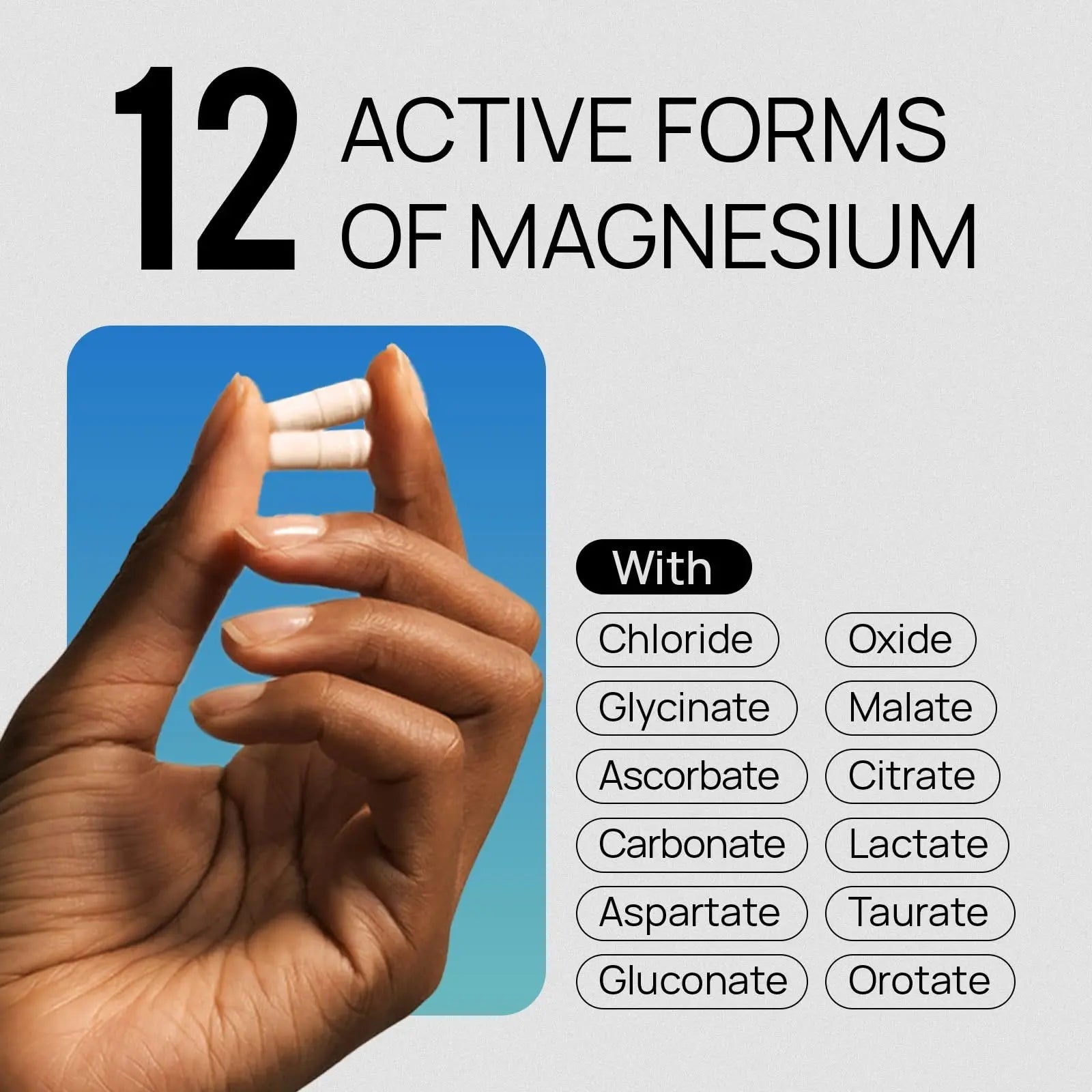 18 in 1 Magnesium Complex for Women and Men | Liposomal Magnesium Supplement with Glycinate, Citrate, Malate, Taurate, D3 & K2 | High Absorption for Muscle, Sleep, Bone, Nerve Support | 90 Capsules - TrustMedUSA