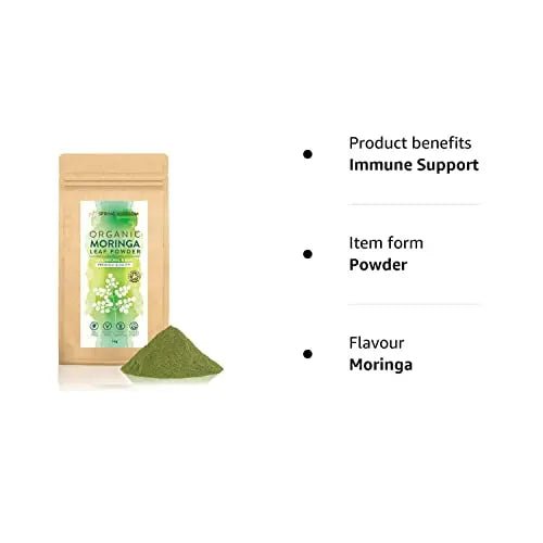 1KG Moringa Superleaf Powder Oleifera 100% Organic Raw Premium Quality Non-GMO - TrustMedUSA