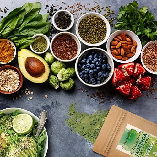 1KG Moringa Superleaf Powder Oleifera 100% Organic Raw Premium Quality Non-GMO - TrustMedUSA