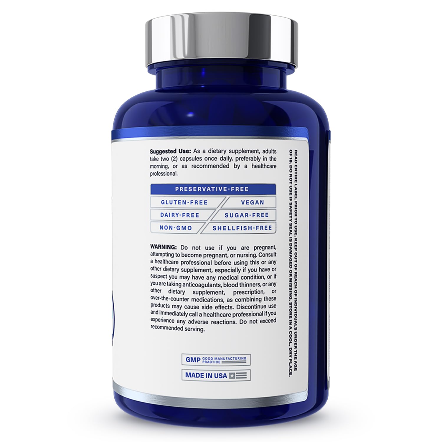 1MD Nutrition MindMD - Brain Supplement for Memory and Focus - Bacopa Monnieri for Nootropic Brain Support - Brain Health Supplement for Adults - with Vitamin B6 & Green Tea Extract - 60 Caps - TrustMedUSA