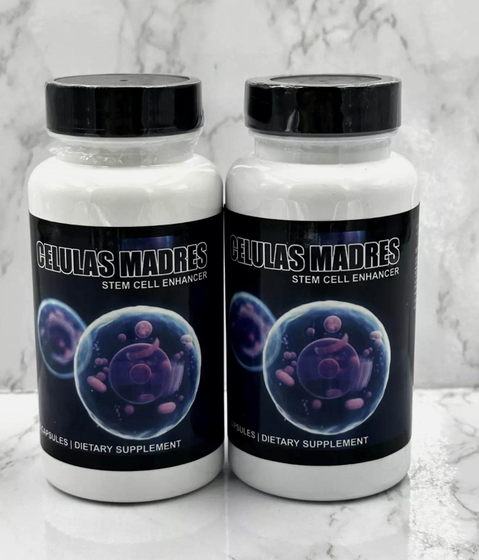 2 Bottles Celulas Madre Supports Joint & Muscles Stem Cell Immune Control 120 Capsules Madre Cell Plus. All Natural Steam Enhancer New - TrustMedUSA
