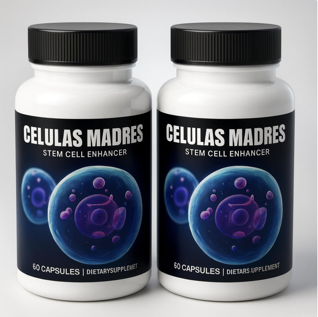 2 Bottles Celulas Madre Supports Joint & Muscles Stem Cell Immune Control 120 Capsules Madre Cell Plus. All Natural Steam Enhancer New - TrustMedUSA