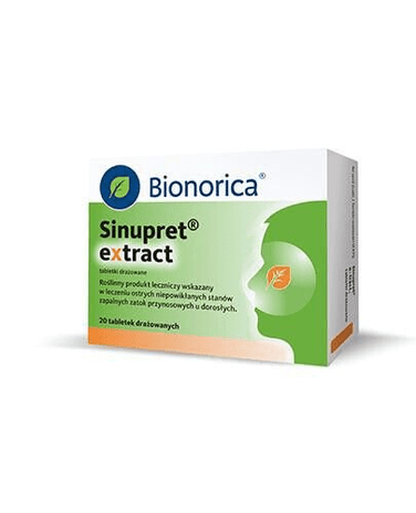 2 boxes SINUPRET EXTRACT - 20 tablets For the sinuses, 2×20 - TrustMedUSA