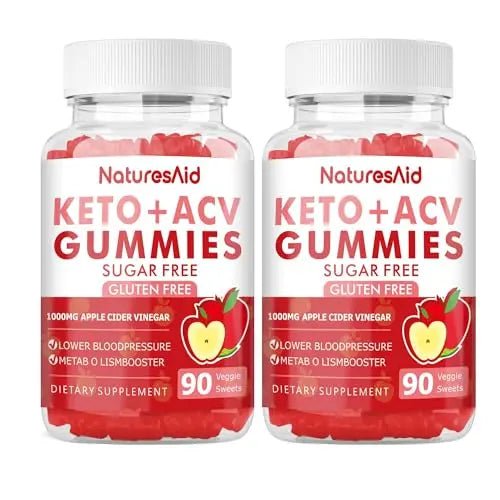 (2 Pack) 180 CT Keto Acv Gummies for Advanced Weight Loss & Belly Fat Burn - Pro - TrustMedUSA