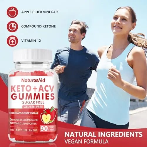 (2 Pack) 180 CT Keto Acv Gummies for Advanced Weight Loss & Belly Fat Burn - Pro - TrustMedUSA