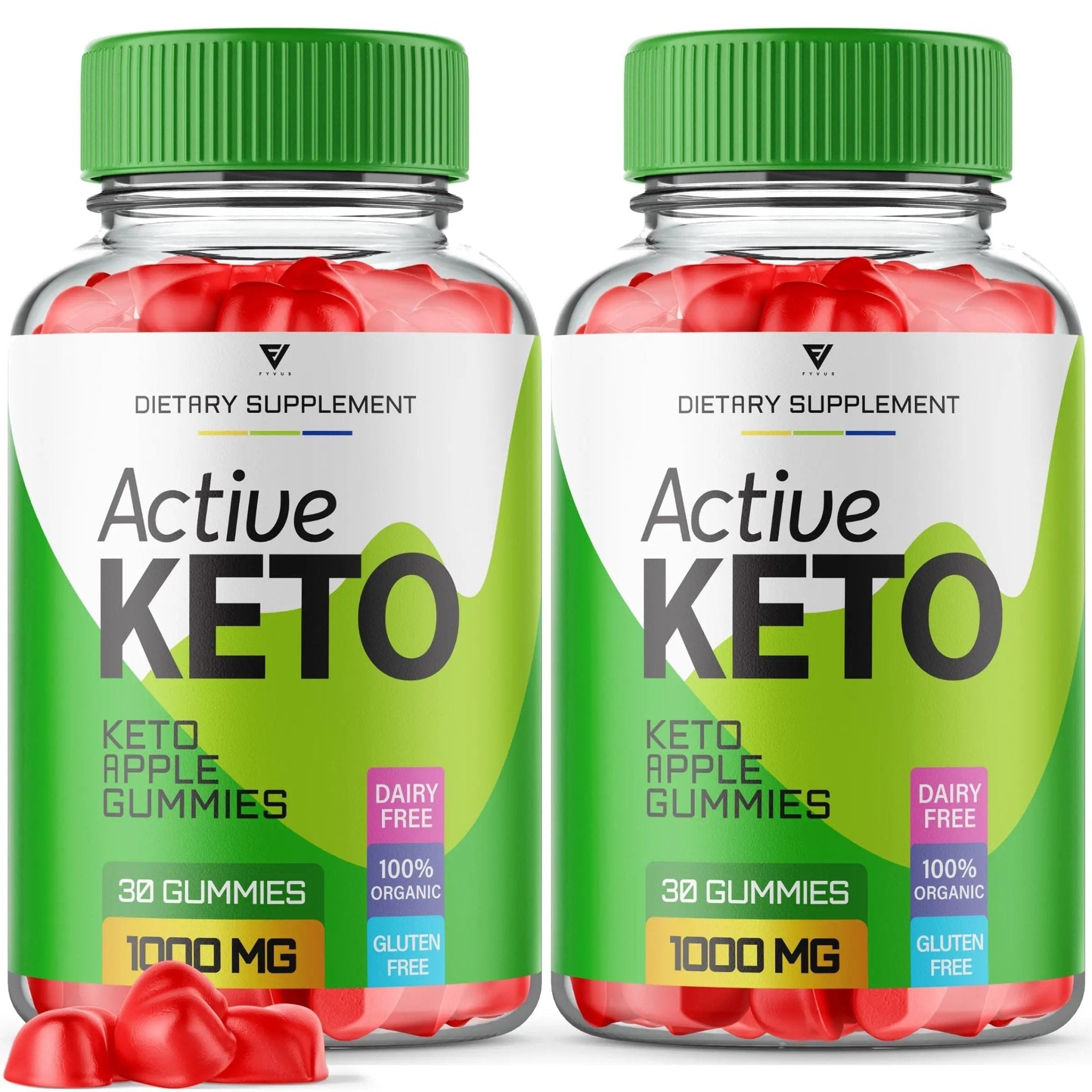 (2 Pack) Active Keto Gummies for Weight Loss Active Keto ACV Gummies Advanced - TrustMedUSA