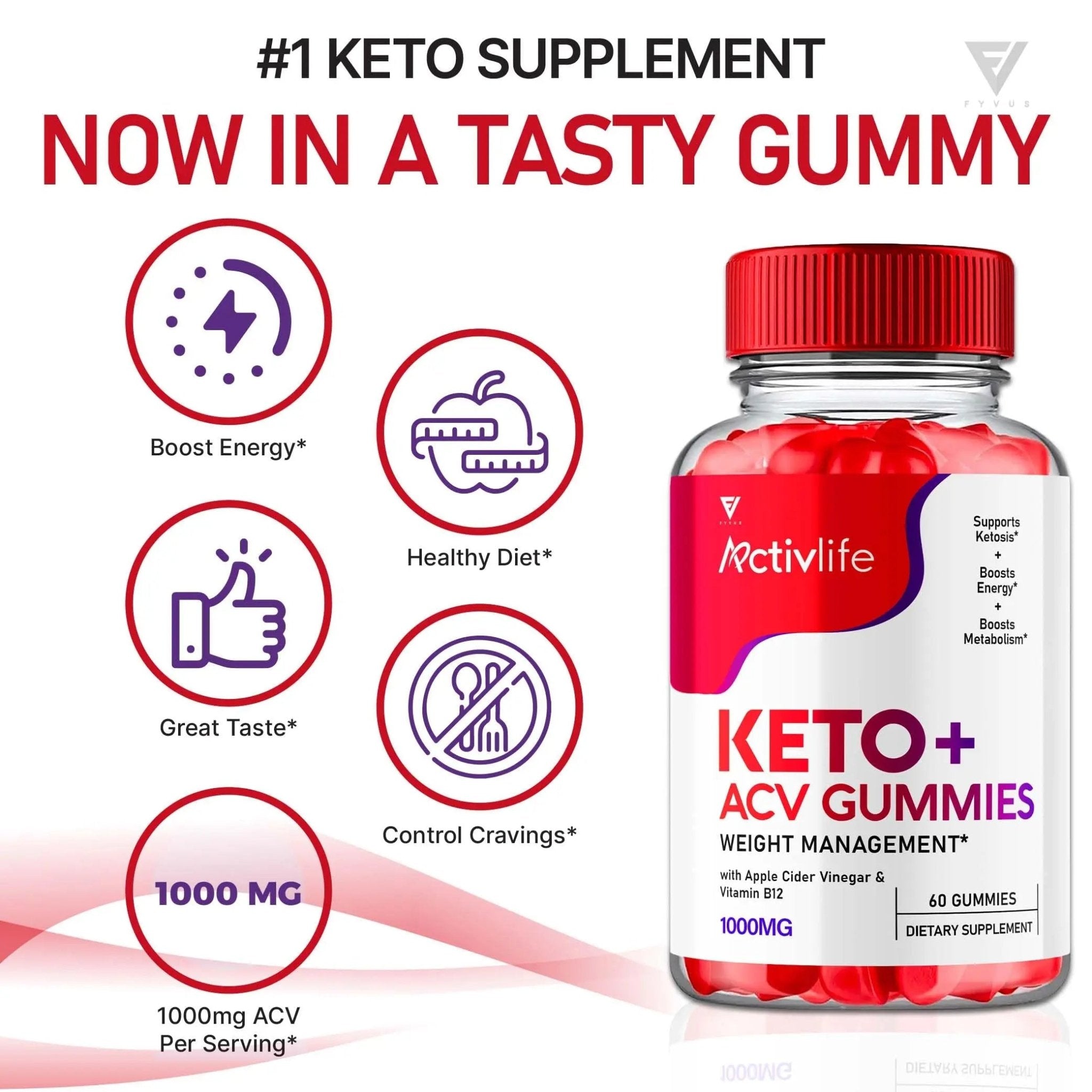 (2 Pack) Activlife Keto ACV Gummies Activelife Keto Advanced, Active Life Keto - TrustMedUSA
